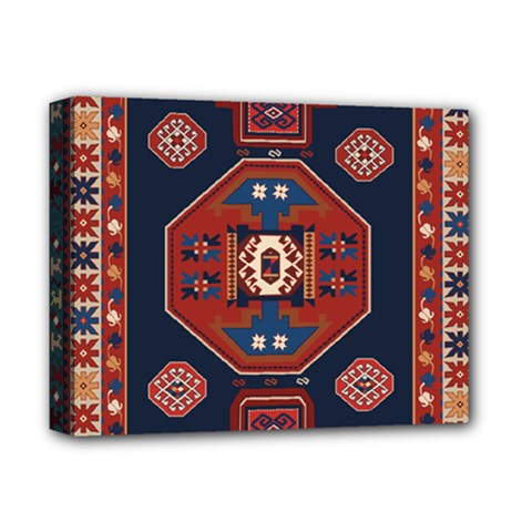 Armenian Old Carpet  Deluxe Canvas 14  X 11  (stretched) by Gohar