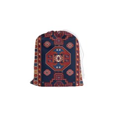 Armenian Old Carpet  Drawstring Pouch (small) by Gohar