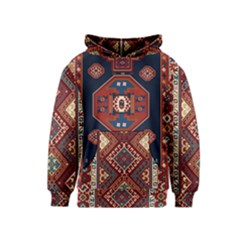 Armenian Old Carpet  Kids  Pullover Hoodie by Gohar