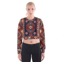 Armenian Old Carpet  Cropped Sweatshirt by Gohar