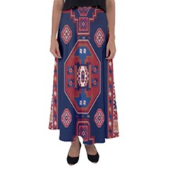 Armenian Old Carpet  Flared Maxi Skirt by Gohar