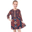 Armenian Old Carpet  Kids  Quarter Sleeve Shirt Dress View1