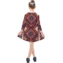 Armenian Old Carpet  Kids  Quarter Sleeve Shirt Dress View2