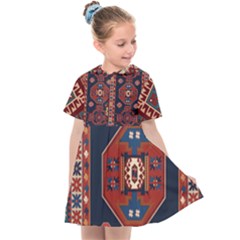 Armenian Old Carpet  Kids  Sailor Dress by Gohar