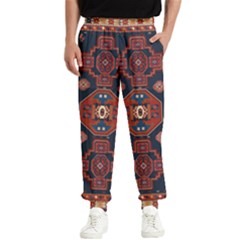 Armenian Old Carpet  Men s Elastic Waist Pants by Gohar