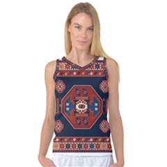 Armenian Carpet Women s Basketball Tank Top by Gohar