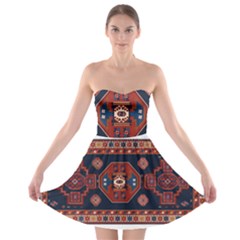 Armenian Carpet Strapless Bra Top Dress by Gohar