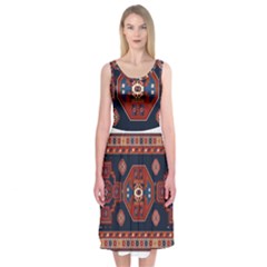 Armenian Carpet Midi Sleeveless Dress by Gohar