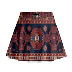 Armenian Carpet Mini Flare Skirt by Gohar