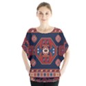 Armenian Carpet Batwing Chiffon Blouse View1