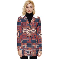 Armenian Carpet Button Up Hooded Coat  by Gohar