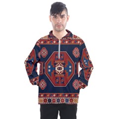 Armenian Carpet Men s Half Zip Pullover by Gohar