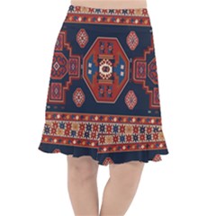 Armenian Carpet Fishtail Chiffon Skirt by Gohar