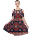 Armenian Carpet Cut Out Shoulders Chiffon Dress View1