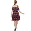 Armenian Carpet Cut Out Shoulders Chiffon Dress View2