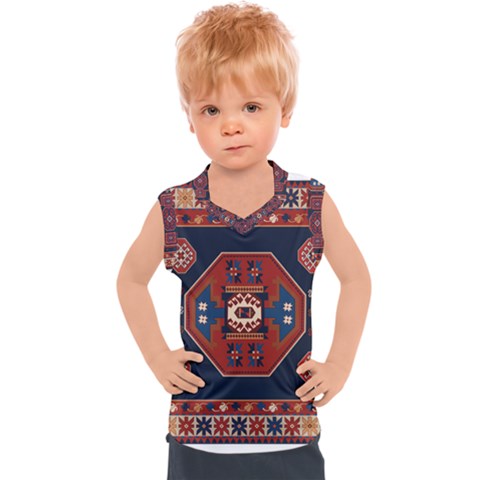 Armenian Carpet Kids  Sport Tank Top by Gohar