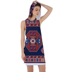 Armenian Carpet Racer Back Hoodie Dress by Gohar