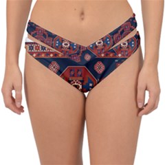 Armenian Carpet Double Strap Halter Bikini Bottom by Gohar