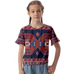 Armenian Carpet Kids  Cuff Sleeve Scrunch Bottom Tee