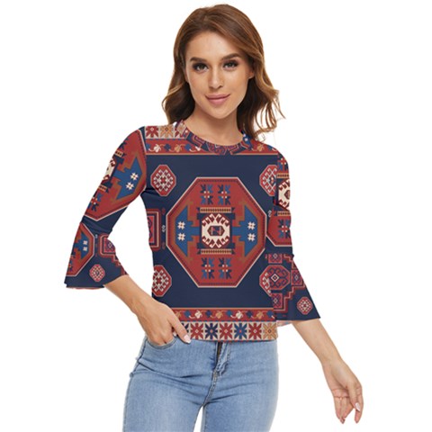 Armenian Carpet Bell Sleeve Top by Gohar