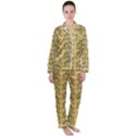 Cactus Satin Long Sleeve Pajamas Set View1