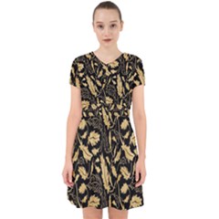 Natura Premium Golden Leaves Adorable In Chiffon Dress by ConteMonfrey