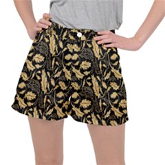 Natura Premium Golden Leaves Ripstop Shorts by ConteMonfrey