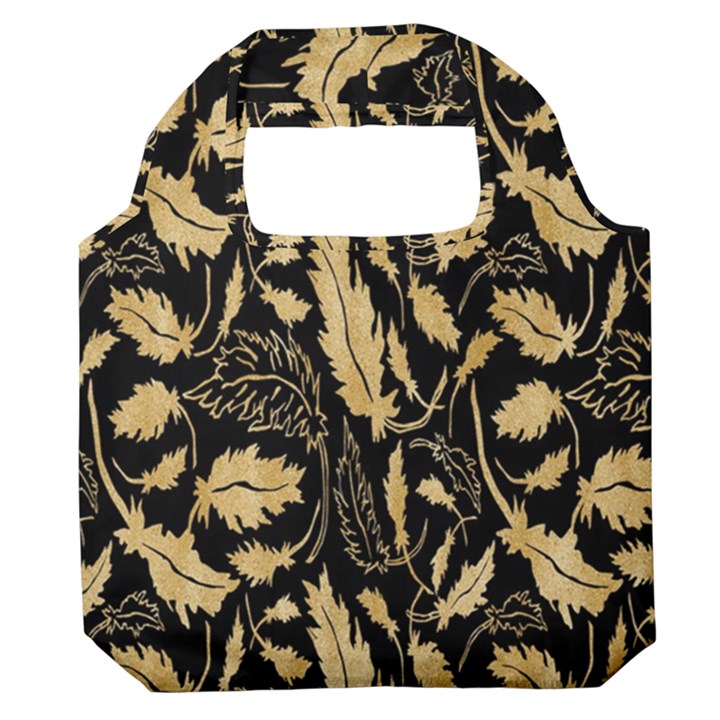 Natura Premium Golden Leaves Premium Foldable Grocery Recycle Bag