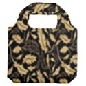 Natura Premium Golden Leaves Premium Foldable Grocery Recycle Bag View2