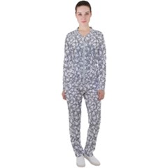 Bacterias Drawing Black And White Pattern Casual Jacket And Pants Set by dflcprintsclothing