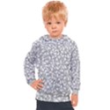 Bacterias Drawing Black And White Pattern Kids  Hooded Pullover View1