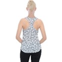 Bacterias Drawing Black And White Pattern Piece Up Tank Top View2