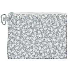 Bacterias Drawing Black And White Pattern Canvas Cosmetic Bag (xxl) by dflcprintsclothing