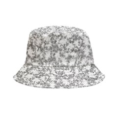 Bacterias Drawing Black And White Pattern Bucket Hat by dflcprintsclothing