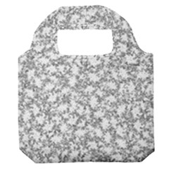 Bacterias Drawing Black And White Pattern Premium Foldable Grocery Recycle Bag by dflcprintsclothing