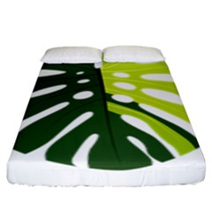 Monstera  Fitted Sheet (king Size) by ConteMonfrey