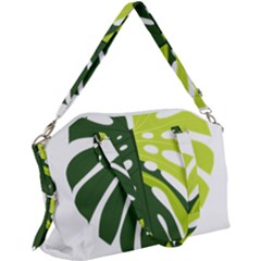 Monstera  Canvas Crossbody Bag by ConteMonfrey