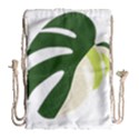 Monstera Drawstring Bag (Large) View2