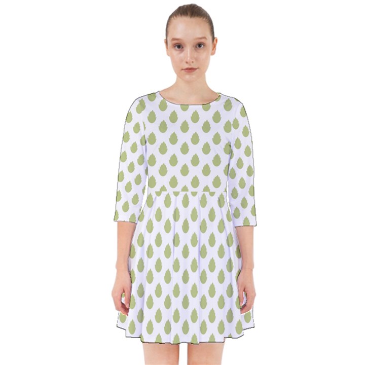 Fall Of Leaves Smock Dress