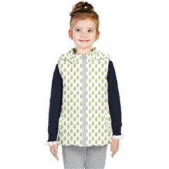 Fall Of Leaves Kids  Hooded Puffer Vest by ConteMonfrey