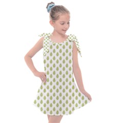 Fall Of Leaves Kids  Tie Up Tunic Dress by ConteMonfrey