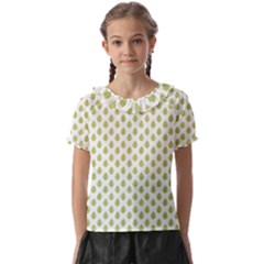 Fall Of Leaves Kids  Frill Chiffon Blouse by ConteMonfrey