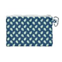 Blue Pines Blue Canvas Cosmetic Bag (Large) View2