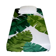 Banana Leaves Tropical Fitted Sheet (single Size) by ConteMonfrey