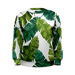 Banana Leaves Tropical Women s Sweatshirt by ConteMonfrey