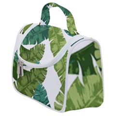 Banana Leaves Tropical Satchel Handbag by ConteMonfrey