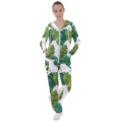 Banana Leaves Tropical Women s Tracksuit by ConteMonfrey