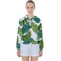 Banana Leaves Tropical Women s Tie Up Sweat View1