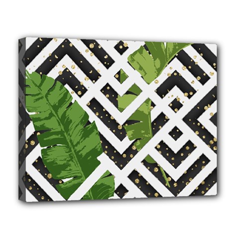 Modern Garden Canvas 14  X 11  (stretched) by ConteMonfrey