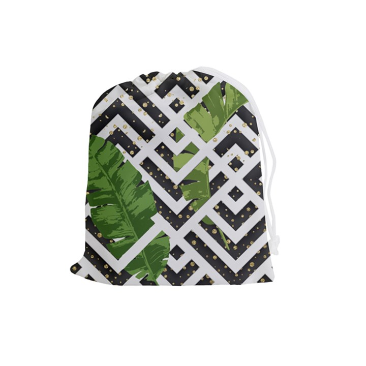 Modern Garden Drawstring Pouch (Large)